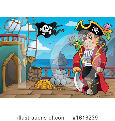 Pirate Ship Clipart #1616239 by visekart