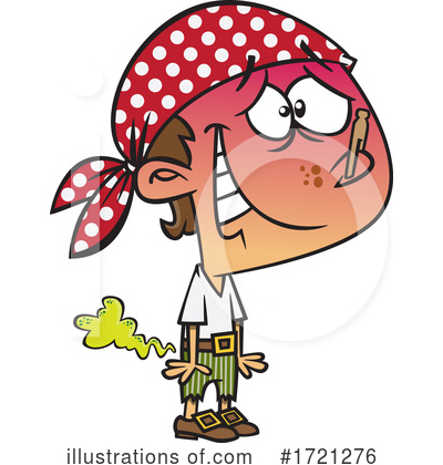 Farting Clipart #1721276 by toonaday
