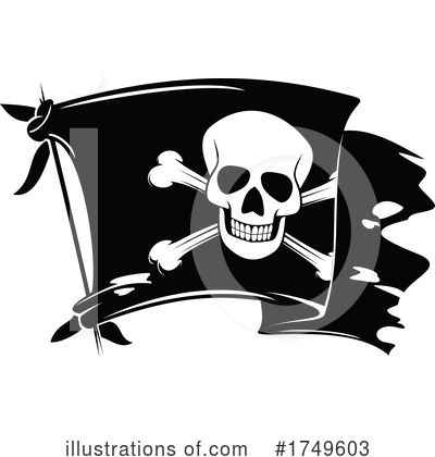 Skull And Crossbones Clipart #1749603 by Vector Tradition SM