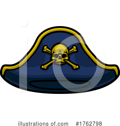 Pirate Hat Clipart #1762798 by AtStockIllustration