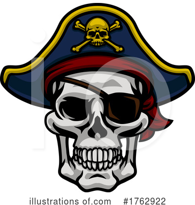 Pirate Hat Clipart #1762922 by AtStockIllustration