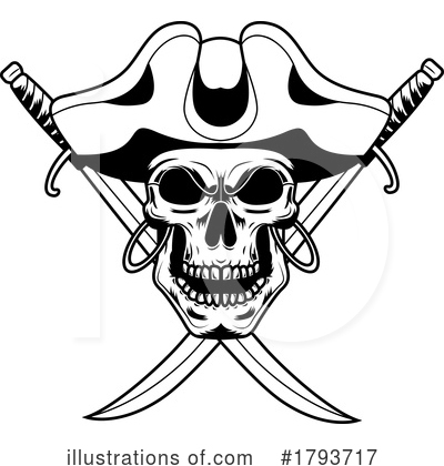 Skull Clipart #1793717 by Hit Toon