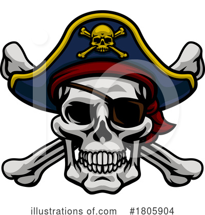 Pirate Clipart #1805904 by AtStockIllustration