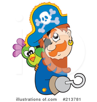 Royalty-Free (RF) Pirate Clipart Illustration by visekart - Stock Sample #213781