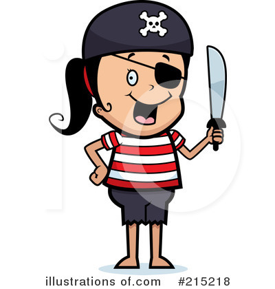 Royalty-Free (RF) Pirate Clipart Illustration by Cory Thoman - Stock Sample #215218