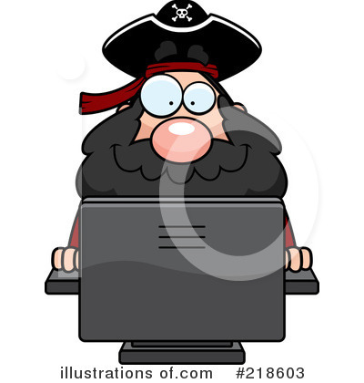 Royalty-Free (RF) Pirate Clipart Illustration by Cory Thoman - Stock Sample #218603