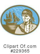 Pirate Clipart #229365 by patrimonio