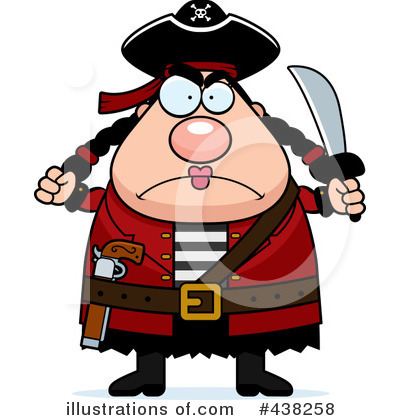 Royalty-Free (RF) Pirate Clipart Illustration by Cory Thoman - Stock Sample #438258