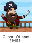 Pirate Clipart #94584 by Cory Thoman