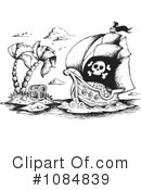 Pirate Ship Clipart #1084839 by visekart