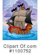 Pirate Ship Clipart #1100752 by visekart