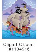 Pirate Ship Clipart #1104916 by visekart