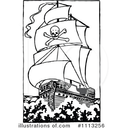 Ship Clipart #1113256 by Prawny Vintage