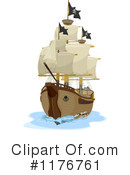 Pirate Ship Clipart #1176761 by BNP Design Studio
