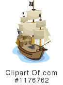 Pirate Ship Clipart #1176762 by BNP Design Studio
