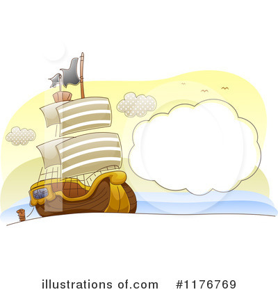 Royalty-Free (RF) Pirate Ship Clipart Illustration by BNP Design Studio - Stock Sample #1176769