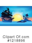 Pirate Ship Clipart #1218896 by visekart