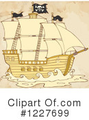 Pirate Ship Clipart #1227699 by Hit Toon