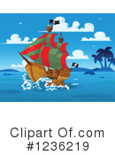 Pirate Ship Clipart #1236219 by Pushkin