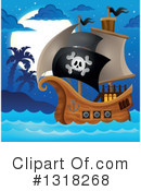 Pirate Ship Clipart #1318268 by visekart