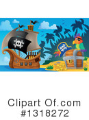 Pirate Ship Clipart #1318272 by visekart