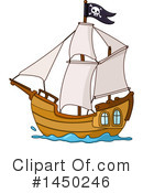 Pirate Ship Clipart #1450246 by yayayoyo