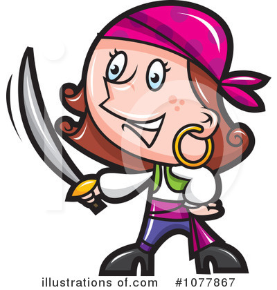 Royalty-Free (RF) Pirates Clipart Illustration by jtoons - Stock Sample #1077867