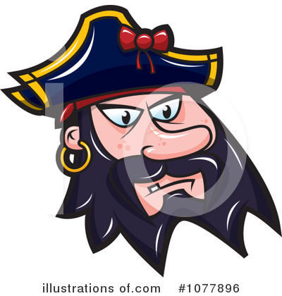 Royalty-Free (RF) Pirates Clipart Illustration by jtoons - Stock Sample #1077896
