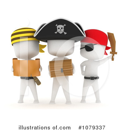 Royalty-Free (RF) Pirates Clipart Illustration by BNP Design Studio - Stock Sample #1079337
