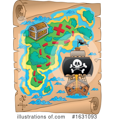 Pirate Ship Clipart #1631093 by visekart