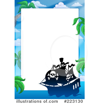 Royalty-Free (RF) Pirates Clipart Illustration by visekart - Stock Sample #223130