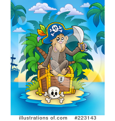 Royalty-Free (RF) Pirates Clipart Illustration by visekart - Stock Sample #223143