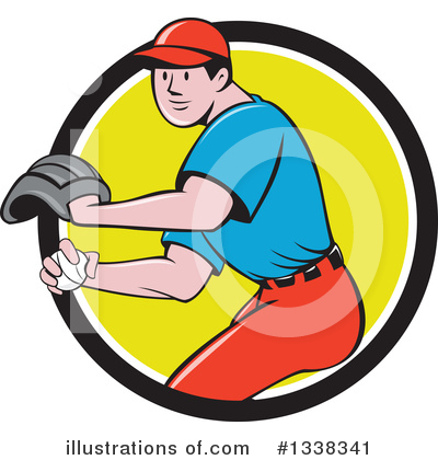 Royalty-Free (RF) Pitching Clipart Illustration by patrimonio - Stock Sample #1338341