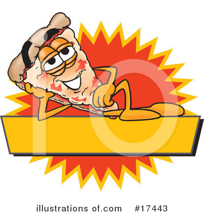 Pizza Character Clipart #17443 by Mascot Junction