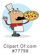 Pizza Chef Clipart #77798 by Hit Toon