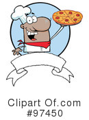 Pizza Chef Clipart #97450 by Hit Toon