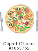Pizza Clipart #1053762 by patrimonio