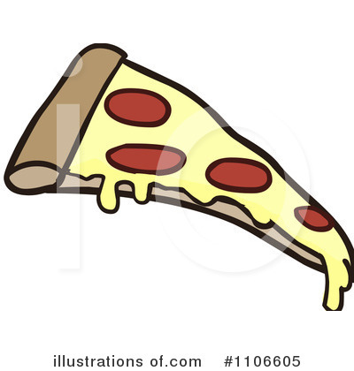 Royalty-Free (RF) Pizza Clipart Illustration by Cartoon Solutions - Stock Sample #1106605