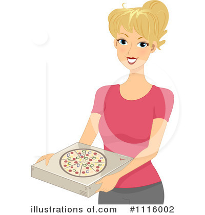 Royalty-Free (RF) Pizza Clipart Illustration by BNP Design Studio - Stock Sample #1116002