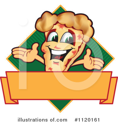Royalty-Free (RF) Pizza Clipart Illustration by Mascot Junction - Stock Sample #1120161