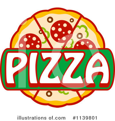 Royalty-Free (RF) Pizza Clipart Illustration by Vector Tradition SM - Stock Sample #1139801