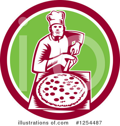 Pizzeria Clipart #1254487 by patrimonio