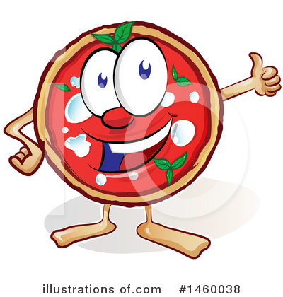 Royalty-Free (RF) Pizza Clipart Illustration by Domenico Condello - Stock Sample #1460038