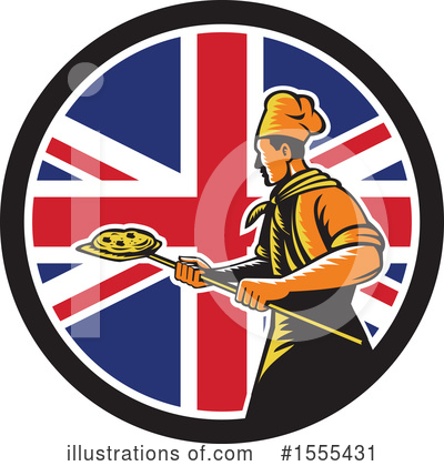 Royalty-Free (RF) Pizza Clipart Illustration by patrimonio - Stock Sample #1555431