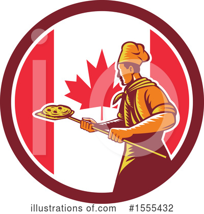 Canadian Flag Clipart #1555432 by patrimonio