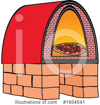 Royalty-Free (RF) Pizza Clipart Illustration by LaffToon - Stock Sample #1604541