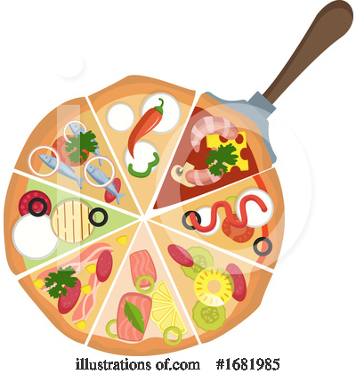 Royalty-Free (RF) Pizza Clipart Illustration by Morphart Creations - Stock Sample #1681985