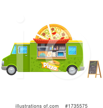 Food Truck Clipart #1735575 by Vector Tradition SM