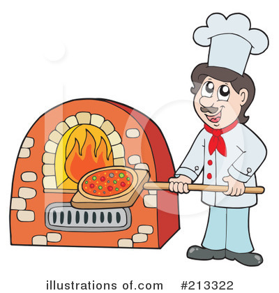 Royalty-Free (RF) Pizza Clipart Illustration by visekart - Stock Sample #213322