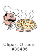 Pizza Clipart #33486 by LaffToon